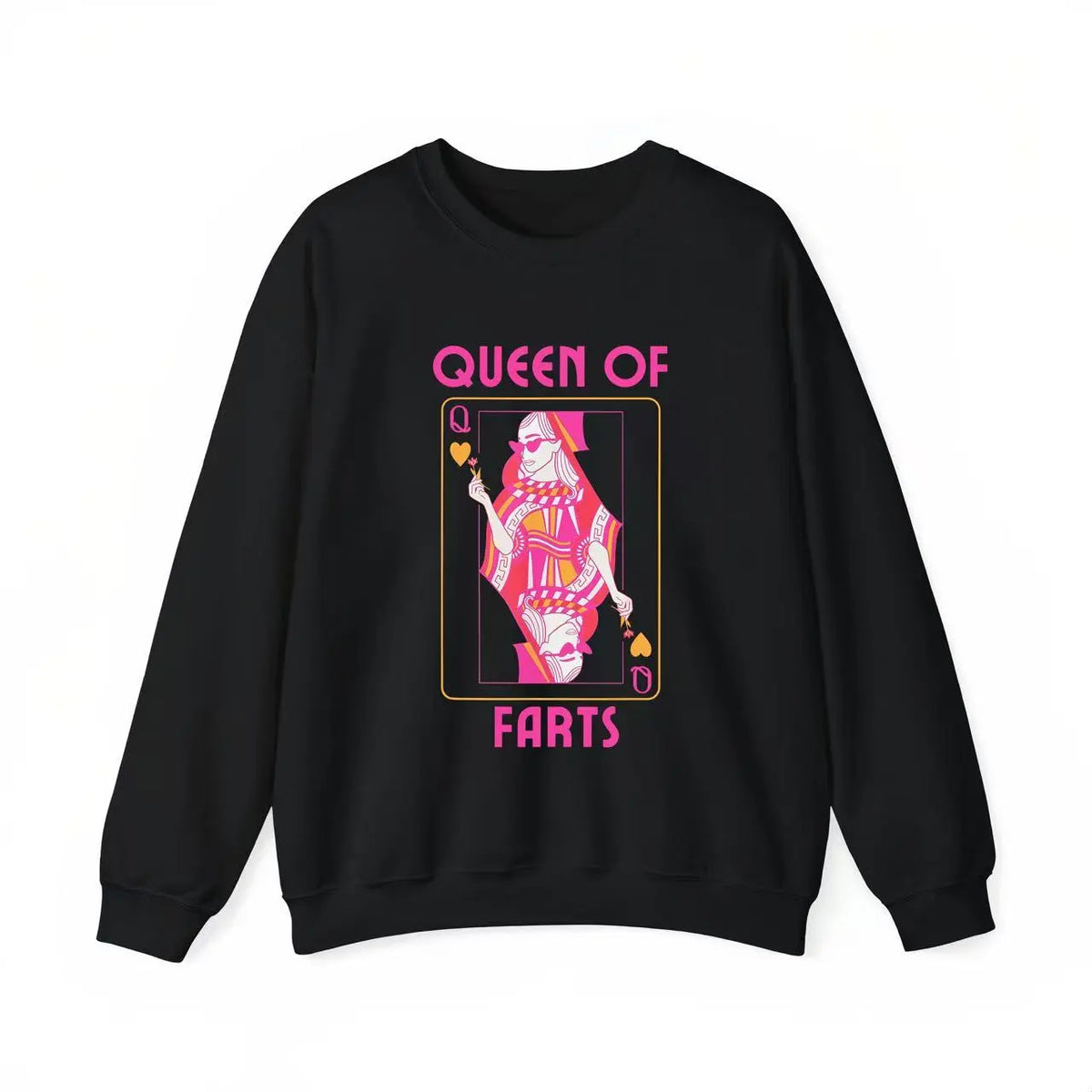 "Queen Of Farts T Shirt, Funny Joke Tee, Inappropriate Fart Shirt, Prank Gift For Her, Embarrassing Humor Shirt, Unisex Short Sleeve Tee "