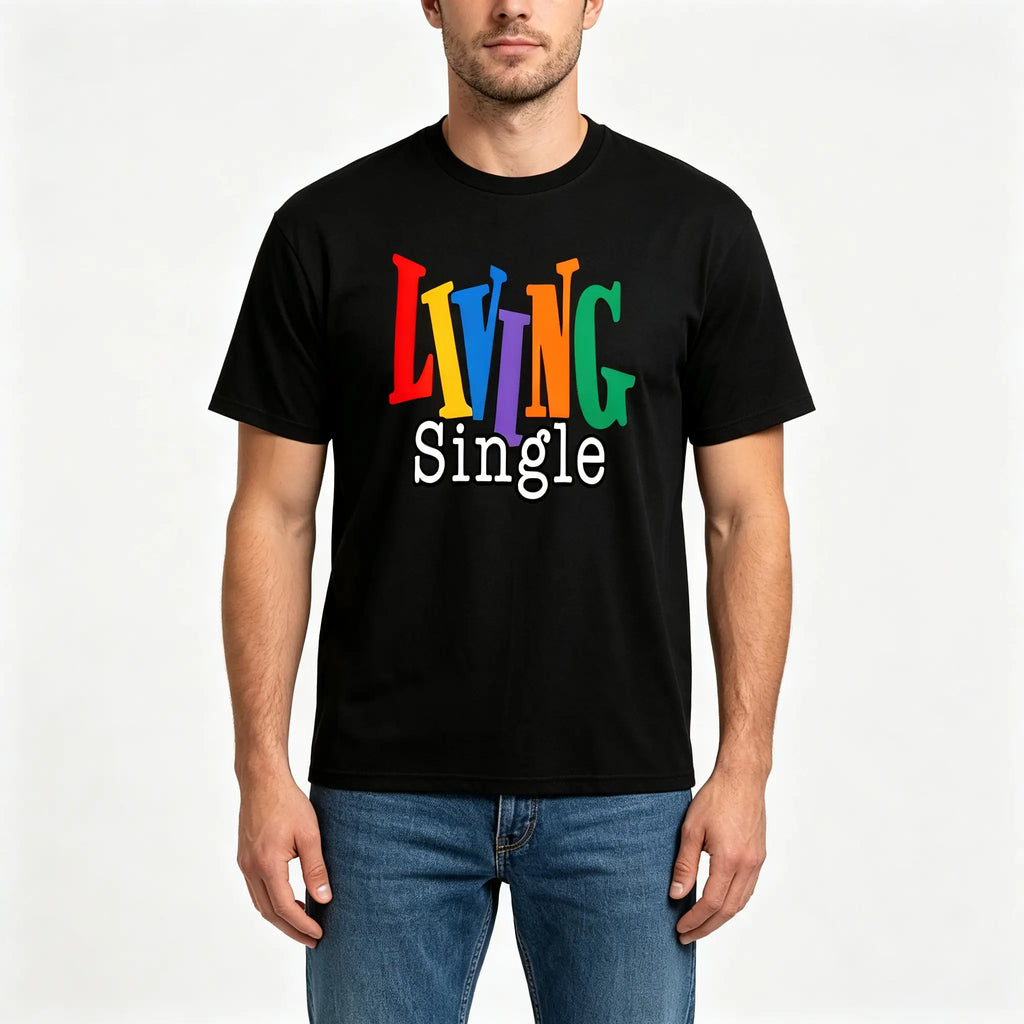 Men's Vintage-Style Classic Crewneck Graphic T-Shirt - Smooth, Breathable, Trendy Short-Sleeve Casual Top for Everyday Wear, Pair with Jeans, Soft Heat Print Menswear, Layer-Friendly, Trendy Graphic Shirts