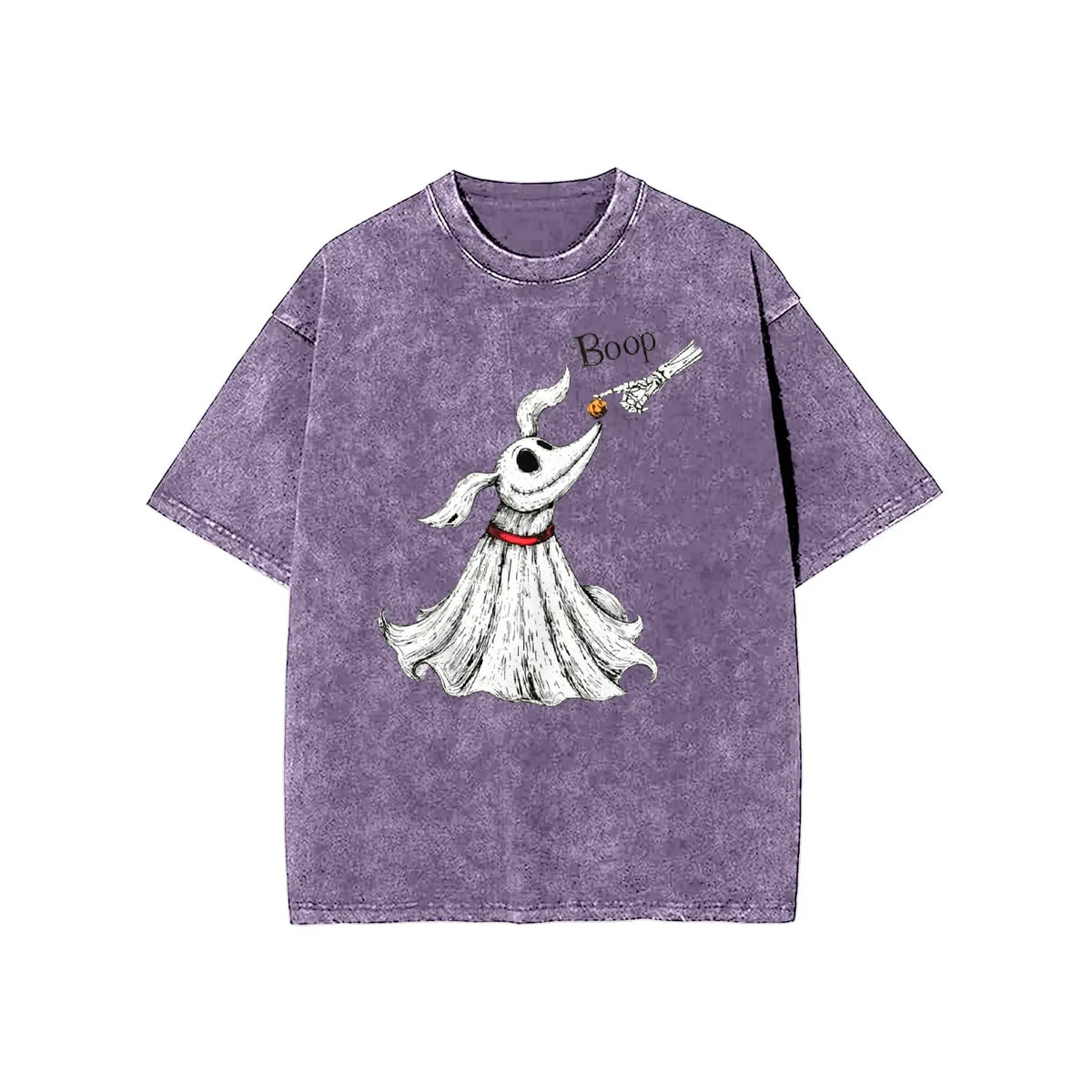 Zero Dog Boop Skeleton Hand Funny T-Shirt, Halloween Trip Tee, Nightmare Before Christmas Matching Shirt