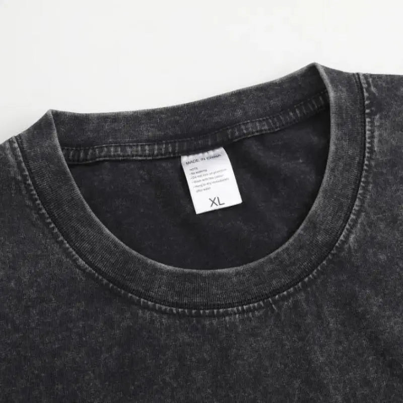 Creepy Black Cat Thriller graphic tee | Vintage Book t shirt | Grunge streetwear y2k clothing | Cool fathers day gift ideas good graphic tee fashionable t-shirt acid wash clothes Casual Menswear