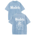 S-5XL Acid Wash Vintage Graphic T-Shirt, Heavyweight Cotton Short Sleeve Crewneck Tee, Casual Streetwear Summer Top for Men Women,back to school