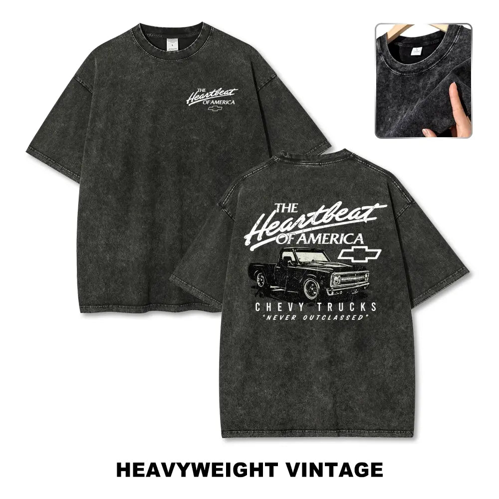 Truck Car Graphic Vintage Washed Tee 90s Men's Graphic Tee t Shirts Funny Graphic Tee Good Graphic Tees Graphic Tees Streetwear Outfits Men Vacation Outfits Oversized Tshirt Men,clothes for back to school,first day of school outfits