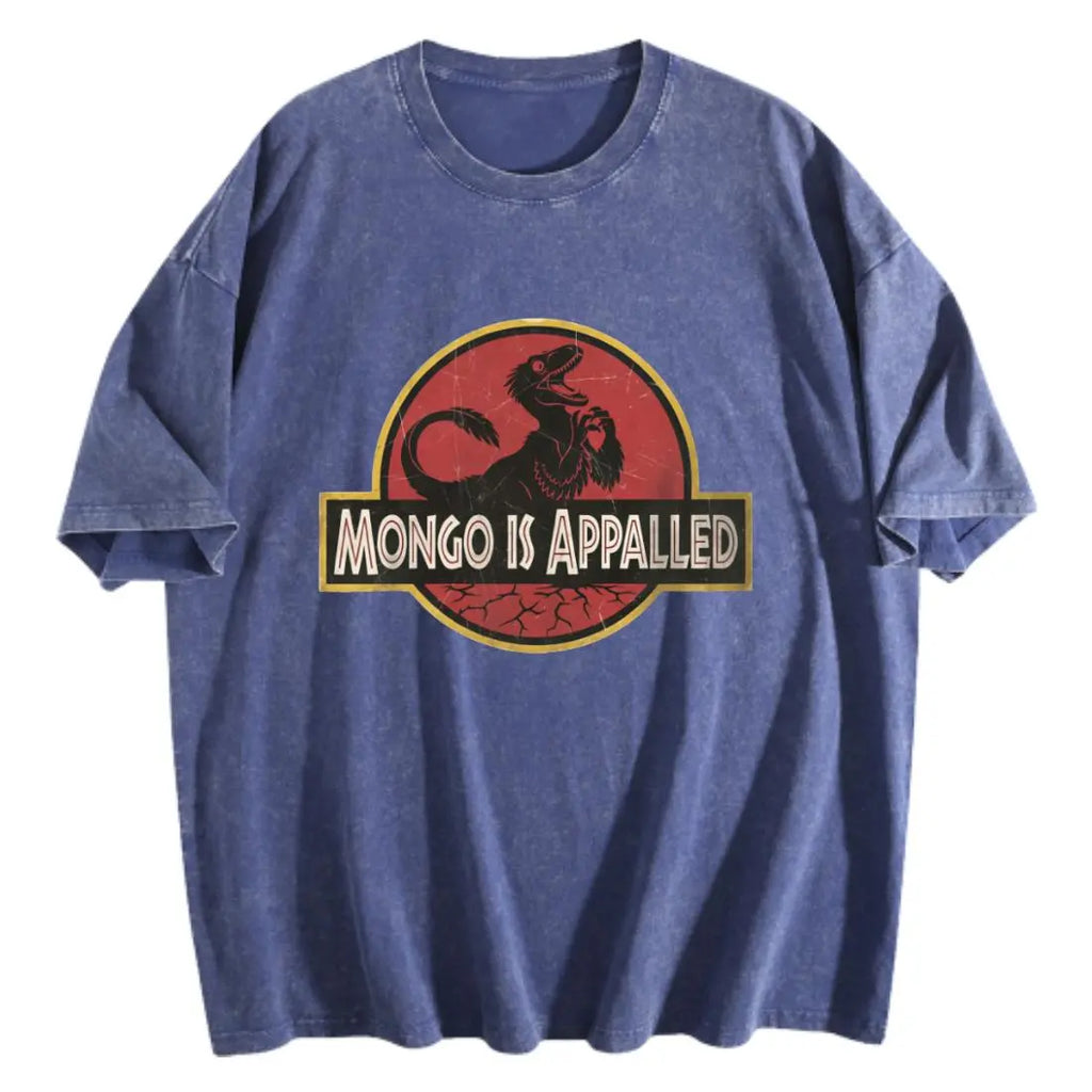 Oversize Cotton Graphic T-Shirt - Round Neck Short-Sleeve, Dungeon Crawler Carl LitRPG DCC Posse Bookish Y2K Streetwear, Custom Fashion Gradient Fabric, Casual Sports Top for Beach, Princess Donut Mongo Is Appalled Print Gift