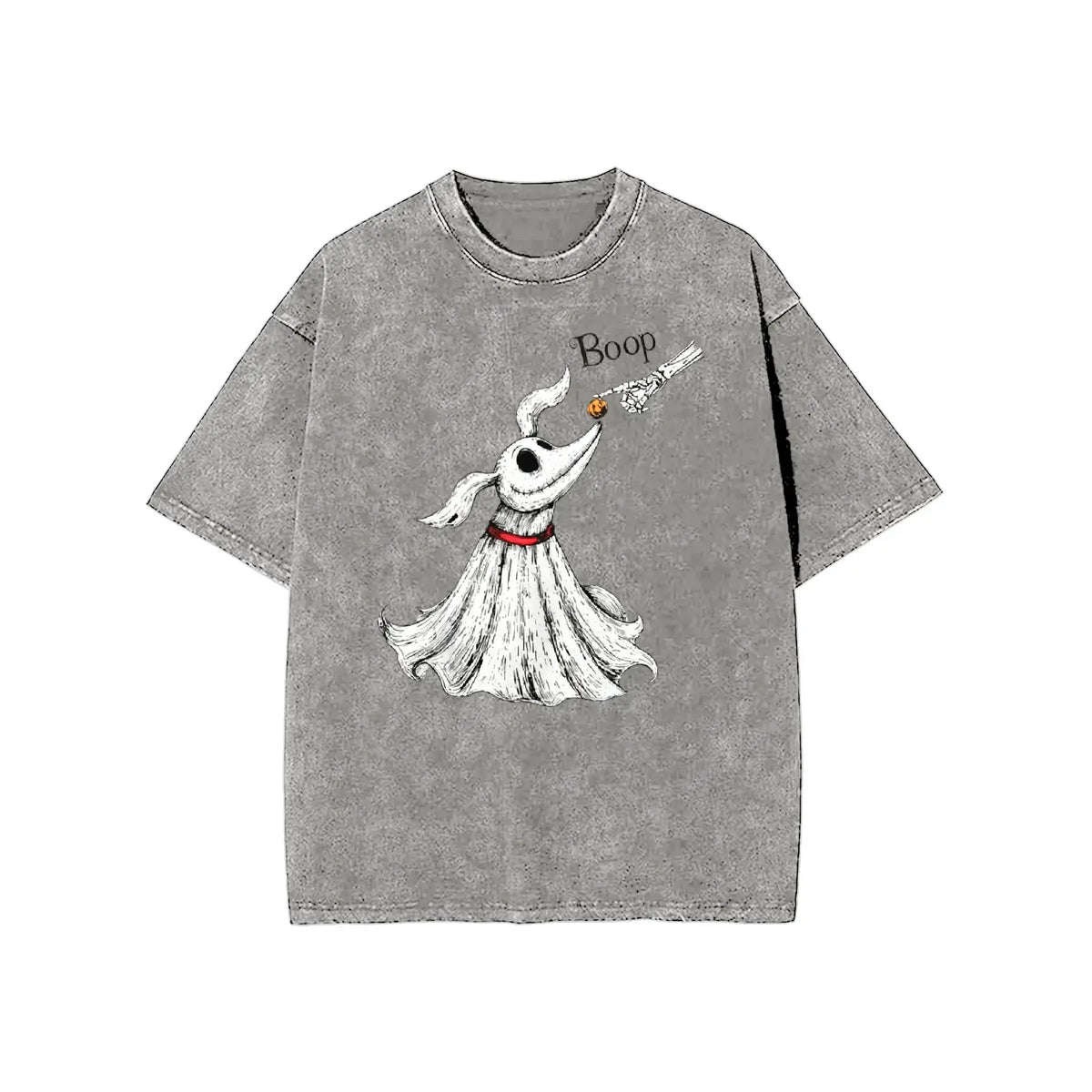 Zero Dog Boop Skeleton Hand Funny T-Shirt, Halloween Trip Tee, Nightmare Before Christmas Matching Shirt