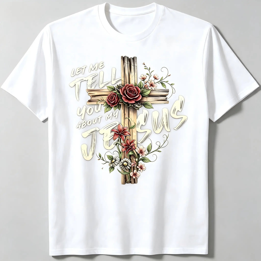 "All My Role Models Went To Prison" Christian Graphic T-Shirt for Men Women - Soft Breathable Cotton Crew Neck Short Sleeve, Wooden Thorn Cross Biblical Tee, Urban Faith Daily Top, Believer Gift, Machine Washable