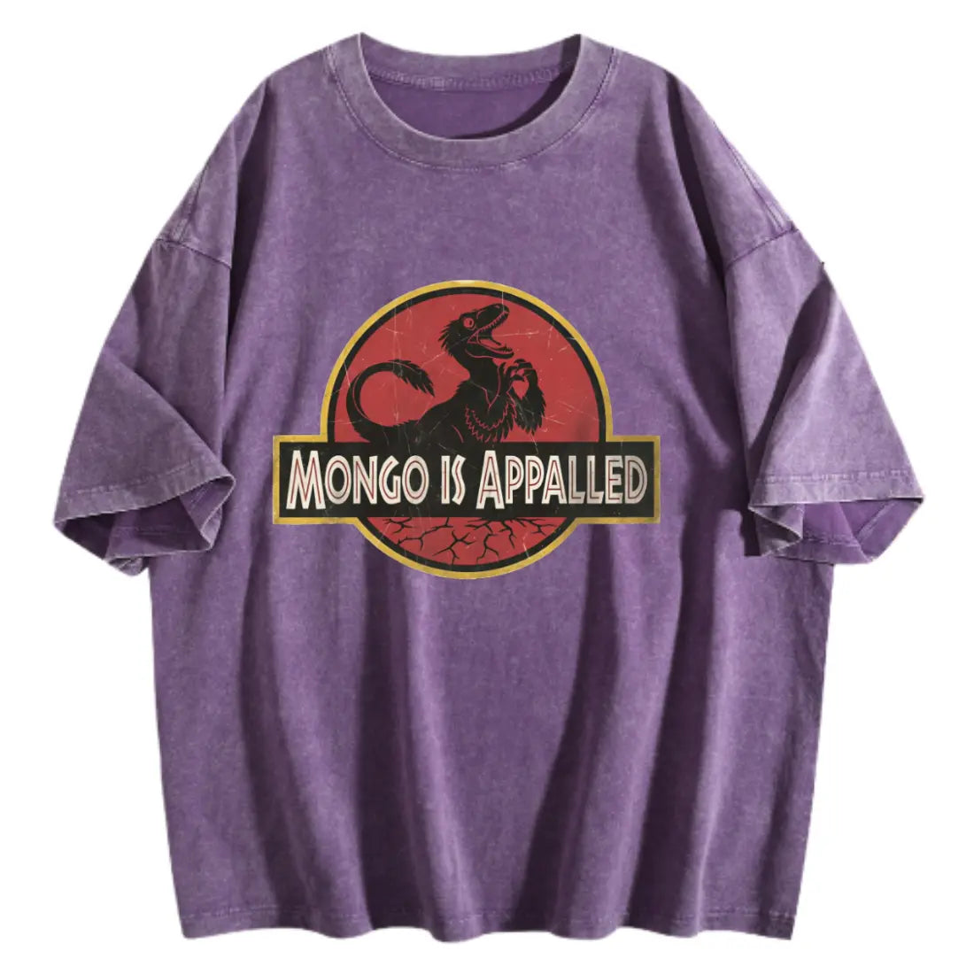 Oversize Cotton Graphic T-Shirt - Round Neck Short-Sleeve, Dungeon Crawler Carl LitRPG DCC Posse Bookish Y2K Streetwear, Custom Fashion Gradient Fabric, Casual Sports Top for Beach, Princess Donut Mongo Is Appalled Print Gift