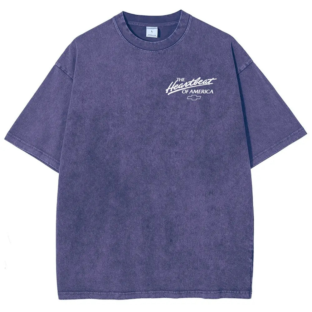 Truck Car Graphic Vintage Washed Tee 90s Men's Graphic Tee t Shirts Funny Graphic Tee Good Graphic Tees Graphic Tees Streetwear Outfits Men Vacation Outfits Oversized Tshirt Men,clothes for back to school,first day of school outfits